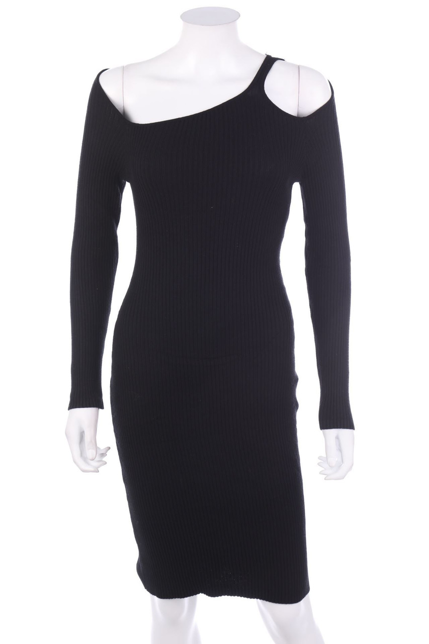 Ohne Label - Strickkleid mit Cut-out - XS