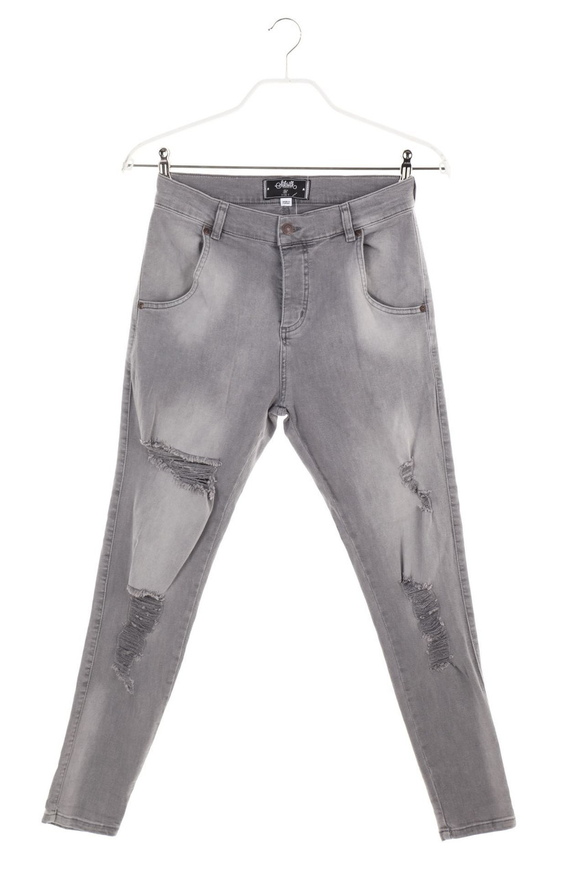 SIKSILK - Used Look-Destroyed Skinny-Jeans - S