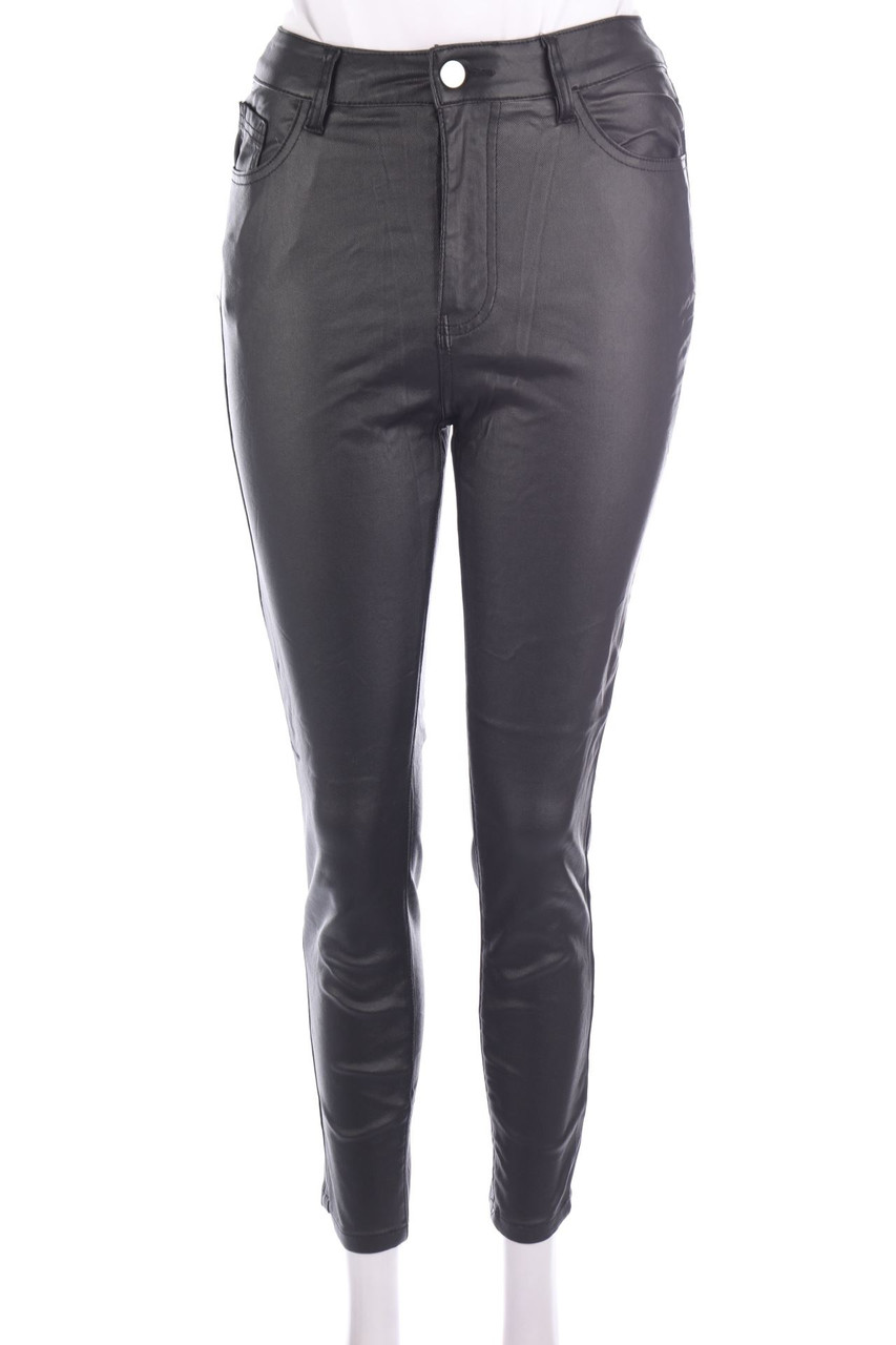 Ohne Label - Coated Skinny-Jeans - M