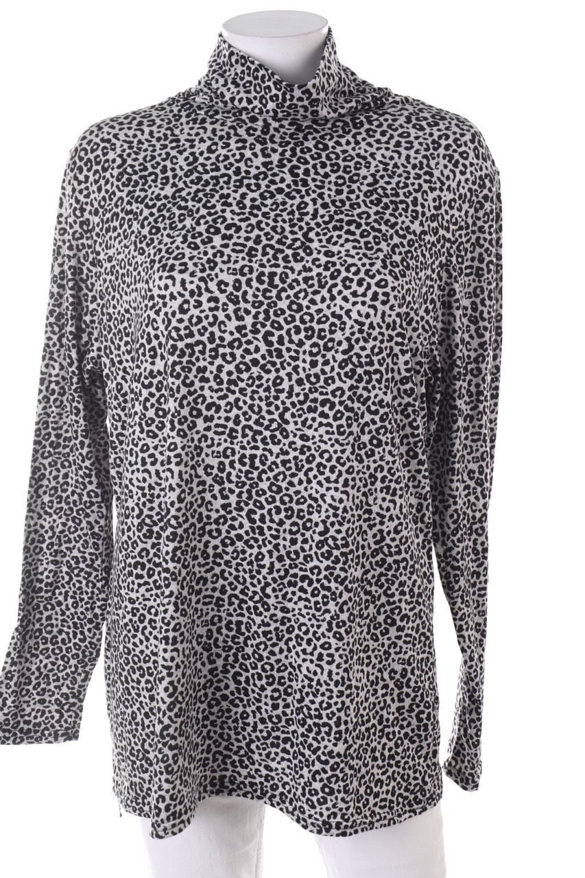 INFINITY WOMAN - Longsleeve-Shirt mit Animal-Print - L
