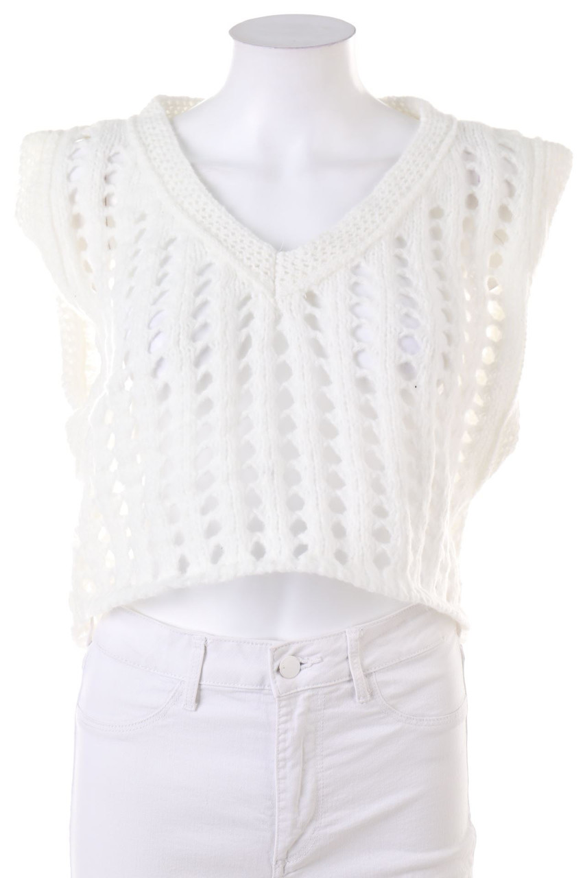 SHEIN - Cropped-Strick-Top - XS