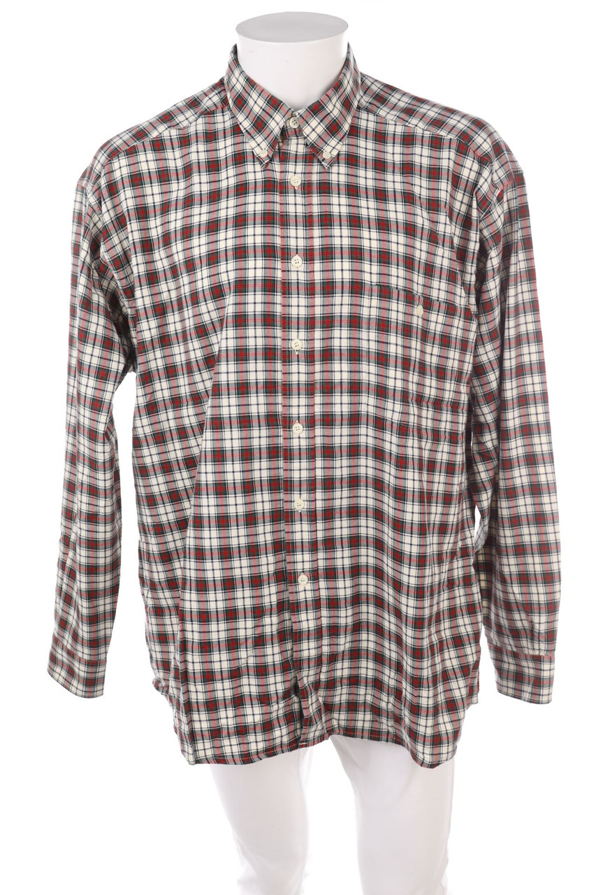 SECONDHAND - kariertes Button-down-Hemd - XL