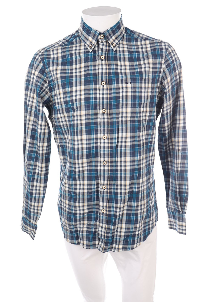 COMMANDER - kariertes Button-down-Hemd - S