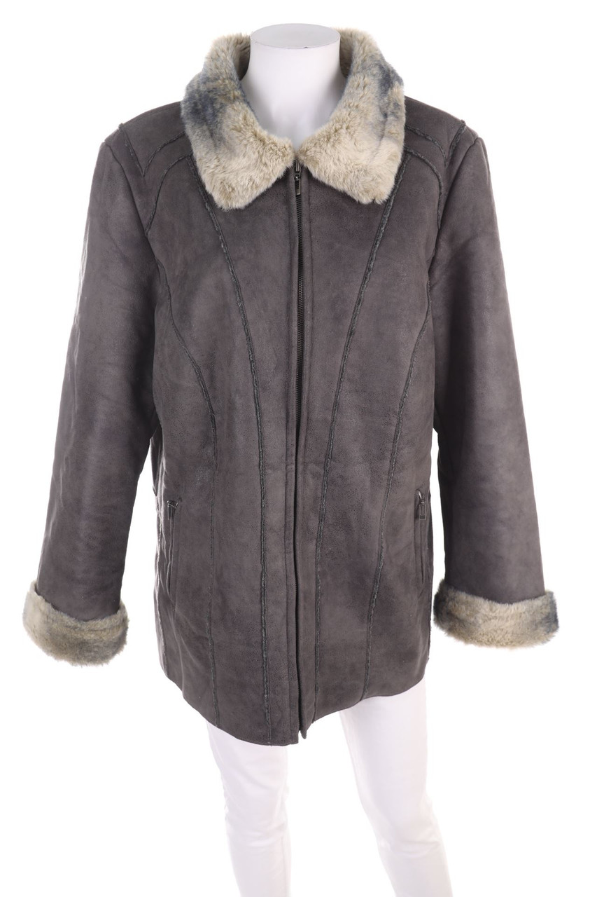 Ohne Label - Kunstlederjacke - 3XL