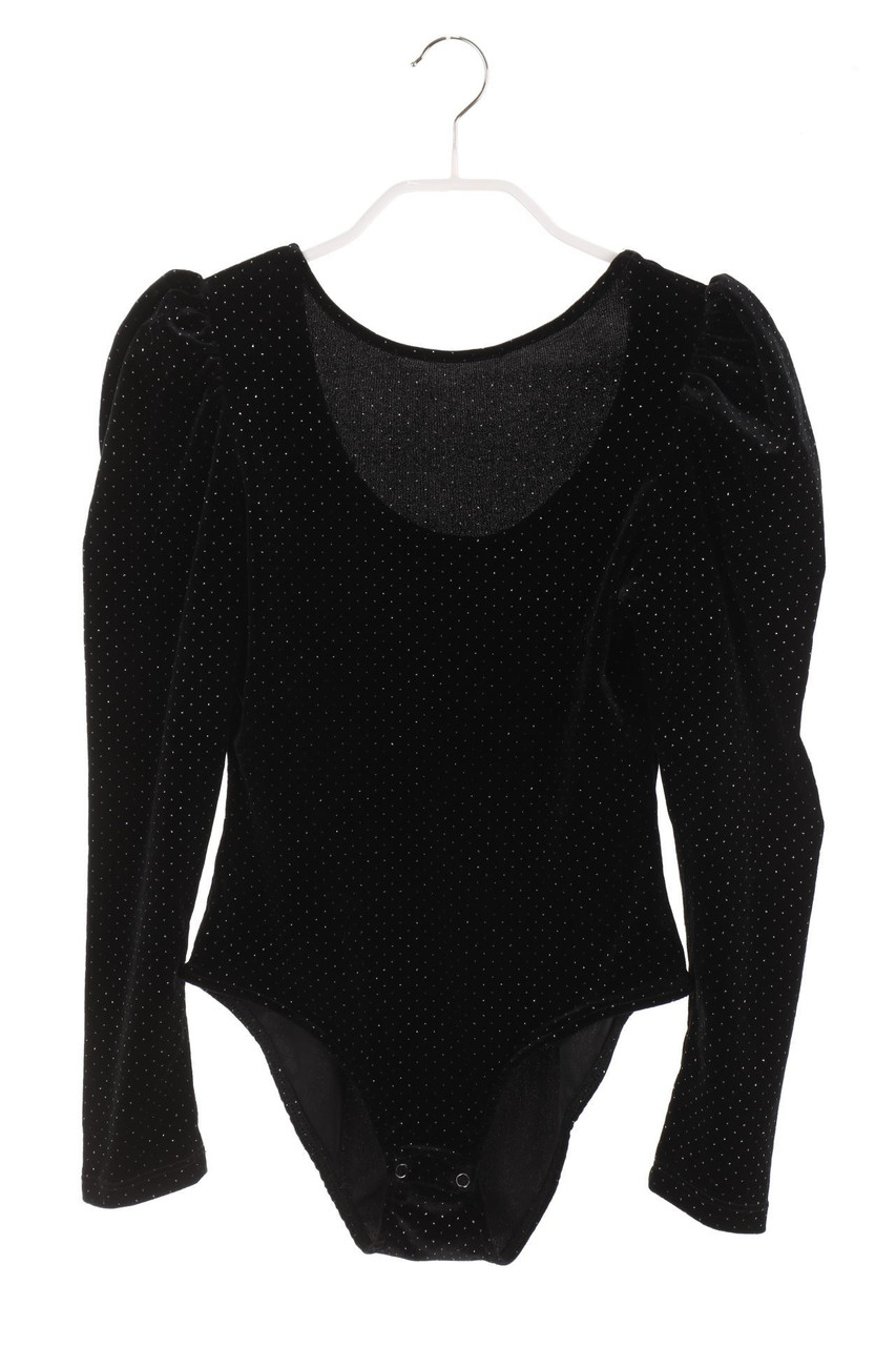 ZARA - Samt-Body mit Glitzer - 164