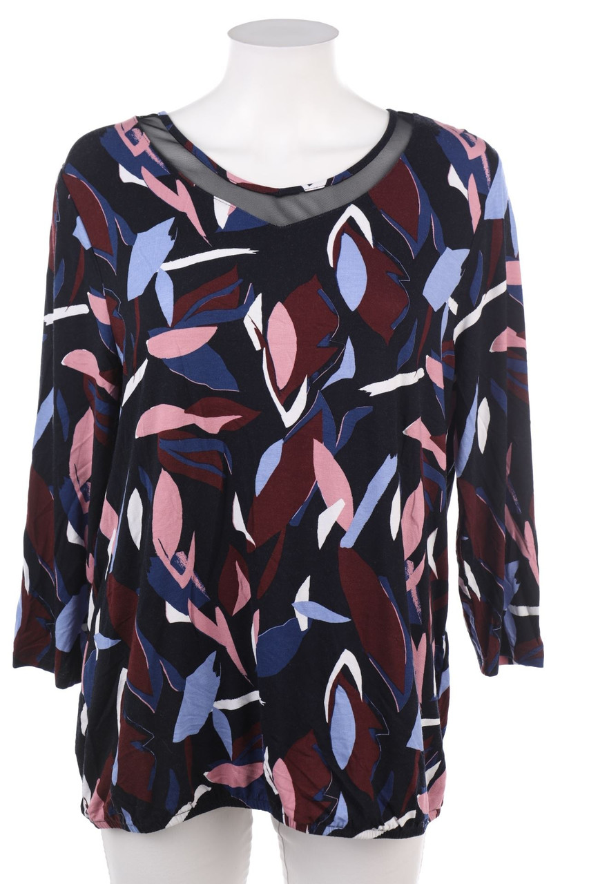 BONITA - 3/4-Arm-Shirt mit Mesh-Einsatz - L