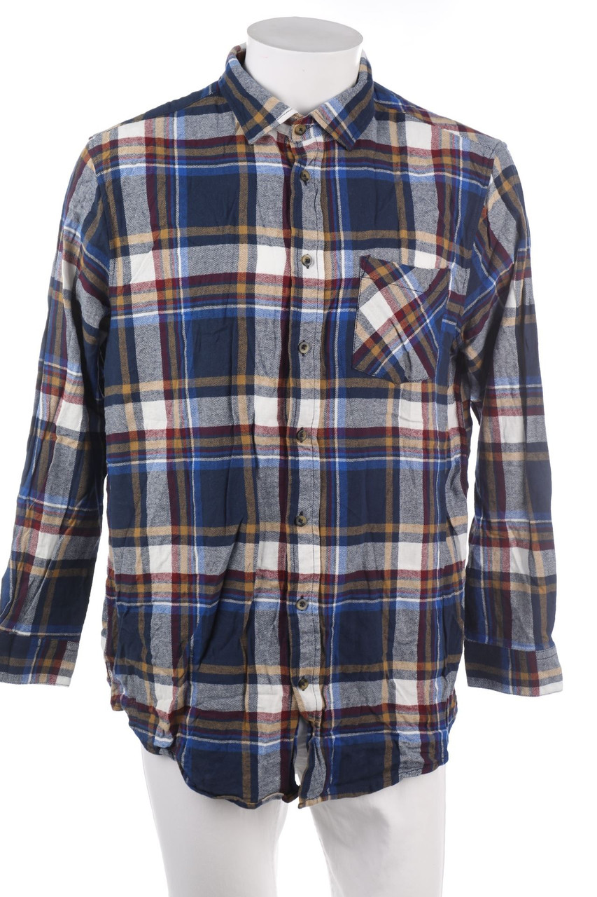 REWARD - kariertes Hemd aus Baumwolle - XL