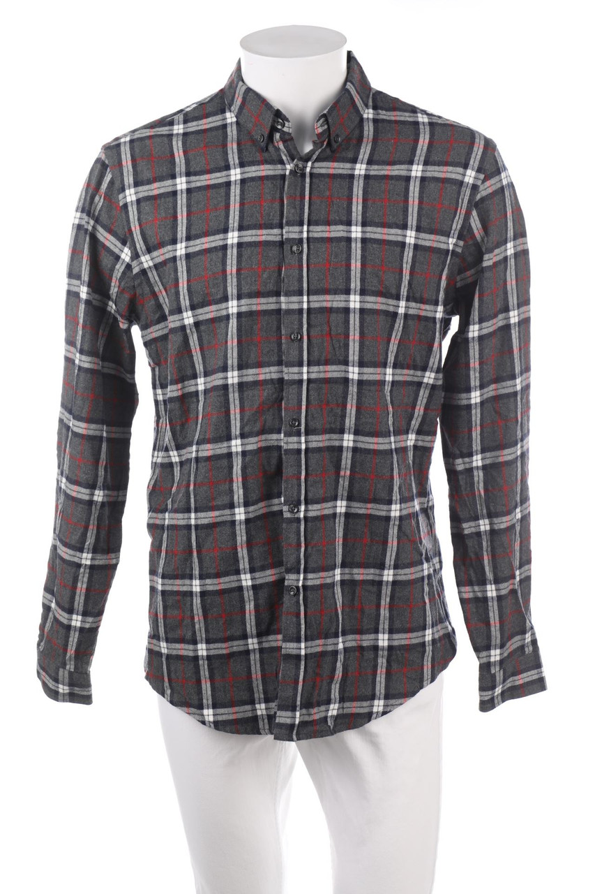 ZARA - kariertes Hemd aus Baumwolle - L