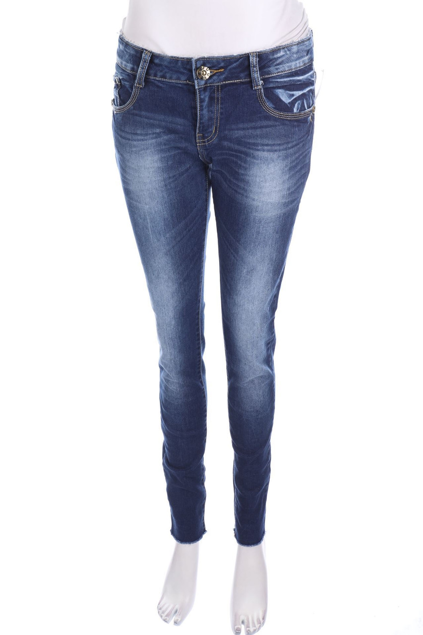 Miss Curry - Used Look Skinny-Jeans - W30