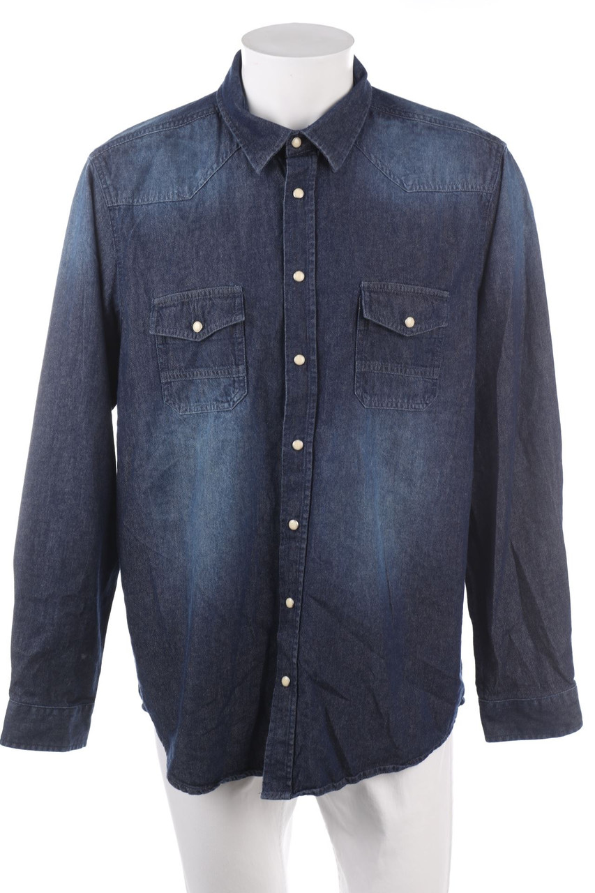 Ohne Label - Jeans-Hemd - XL