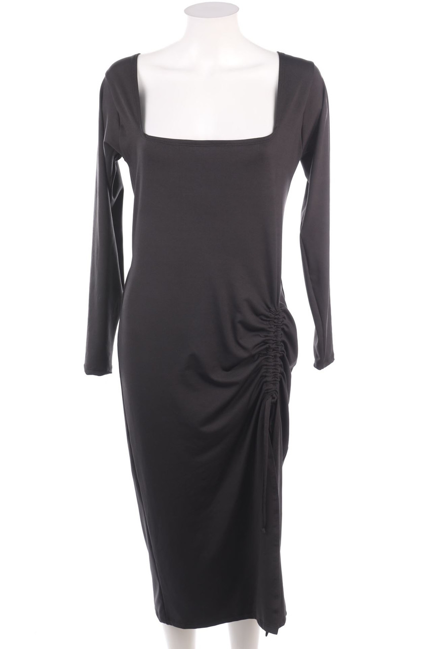 Ohne Label - Midikleid mit Raffungen - D 42