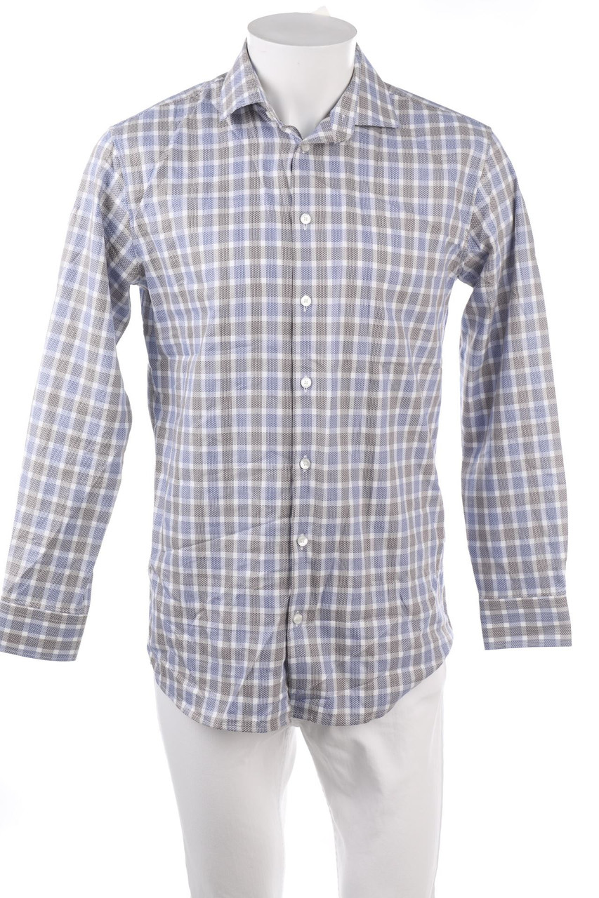 SELECTED HOMME - kariertes Hemd aus Baumwolle - S