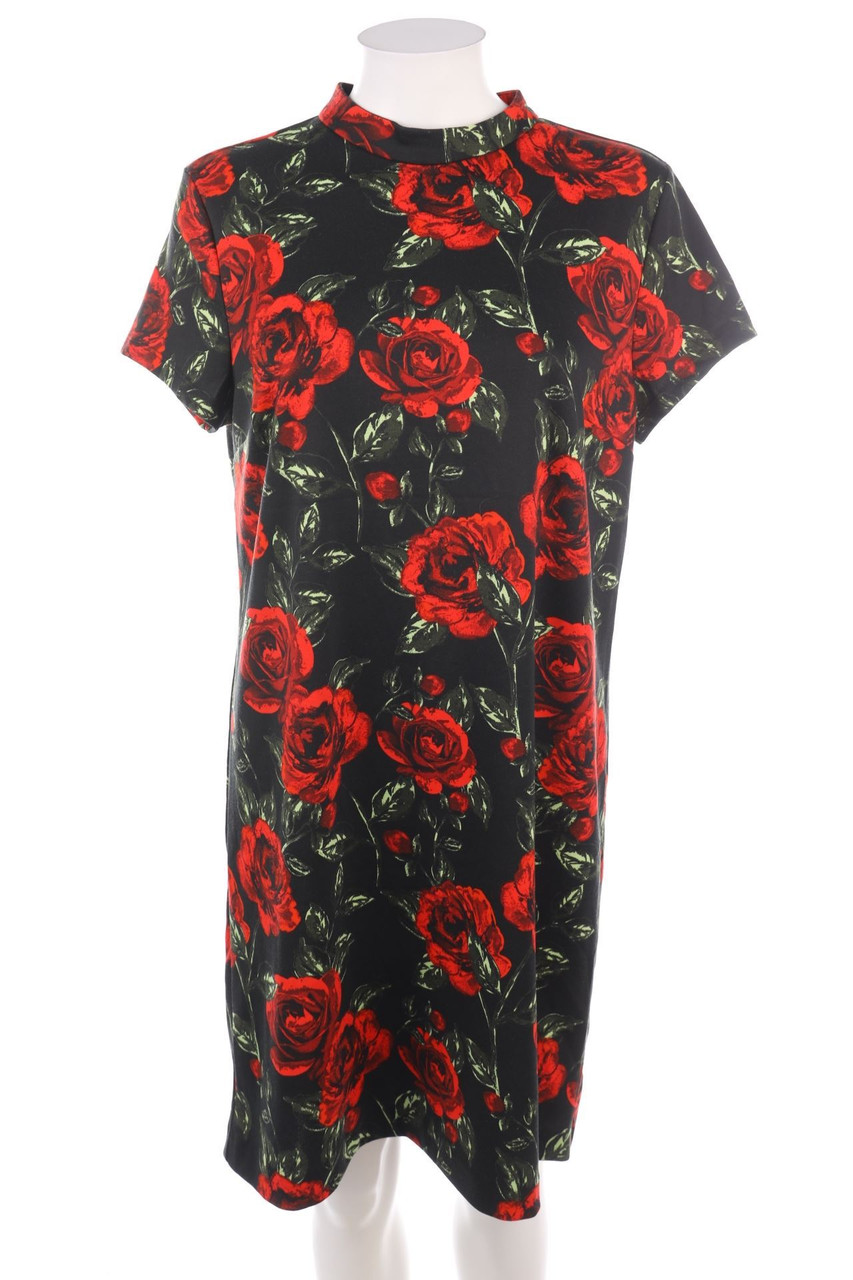 TU - Kleid mit Blumen-Print - D 44