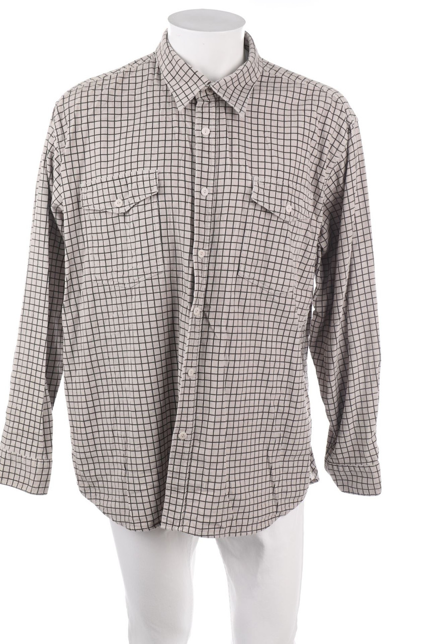 SECONDHAND - kariertes Button-down-Hemd - 2XL