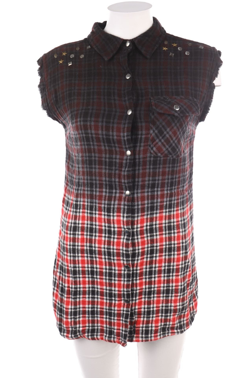 SECONDHAND - ärmellose Hemd-Bluse - M