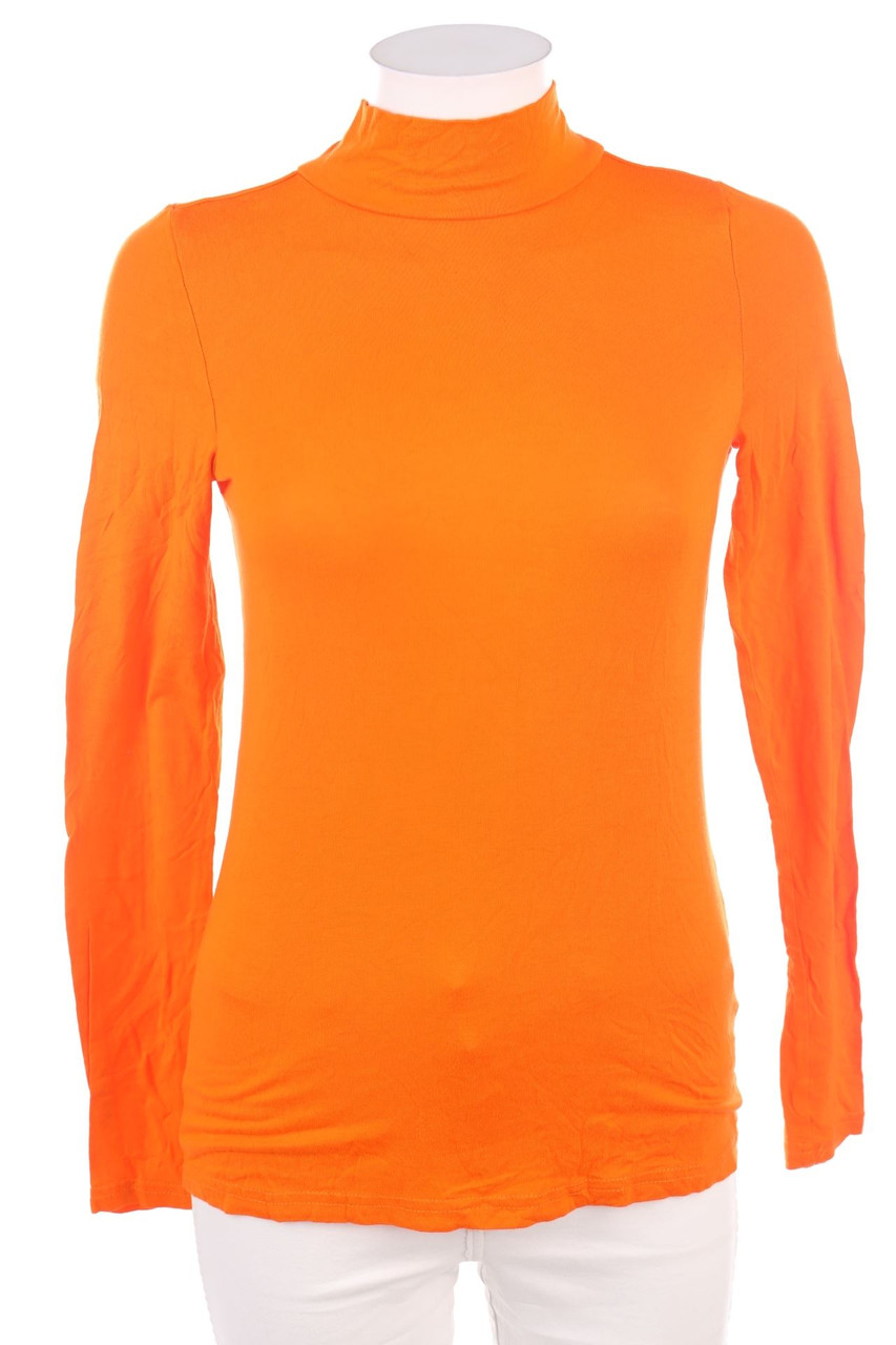 JEAN PASCALE - Longsleeve-Shirt mit Kragen - XS