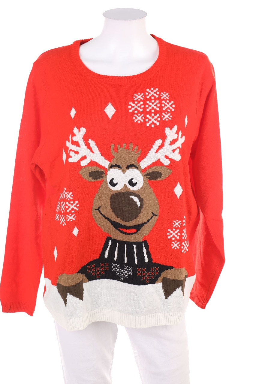 esmara - Weihnachts-Strick-Pullover - L