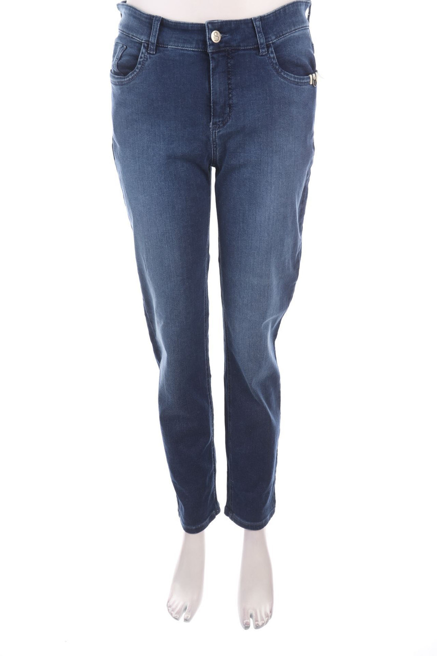 STRANDFEIN - Used Look Straight Cut Jeans - D 40