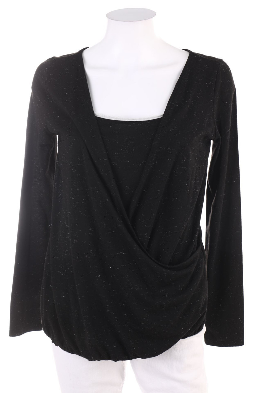 Ohne Label - Glitzer-Longsleeve-Shirt - L