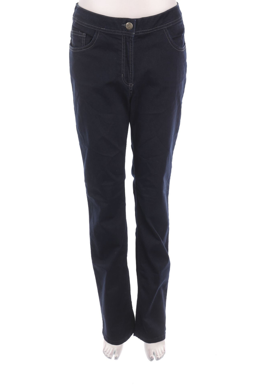 CECIL - Dark Denim Straight Cut Jeans - L