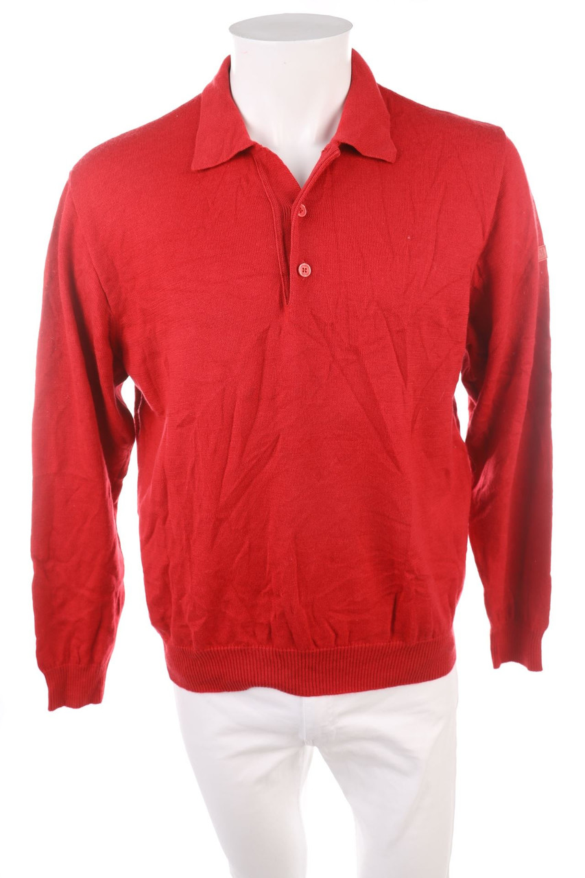 MÄRZ - Schurwoll-Polo-Pullover - 52