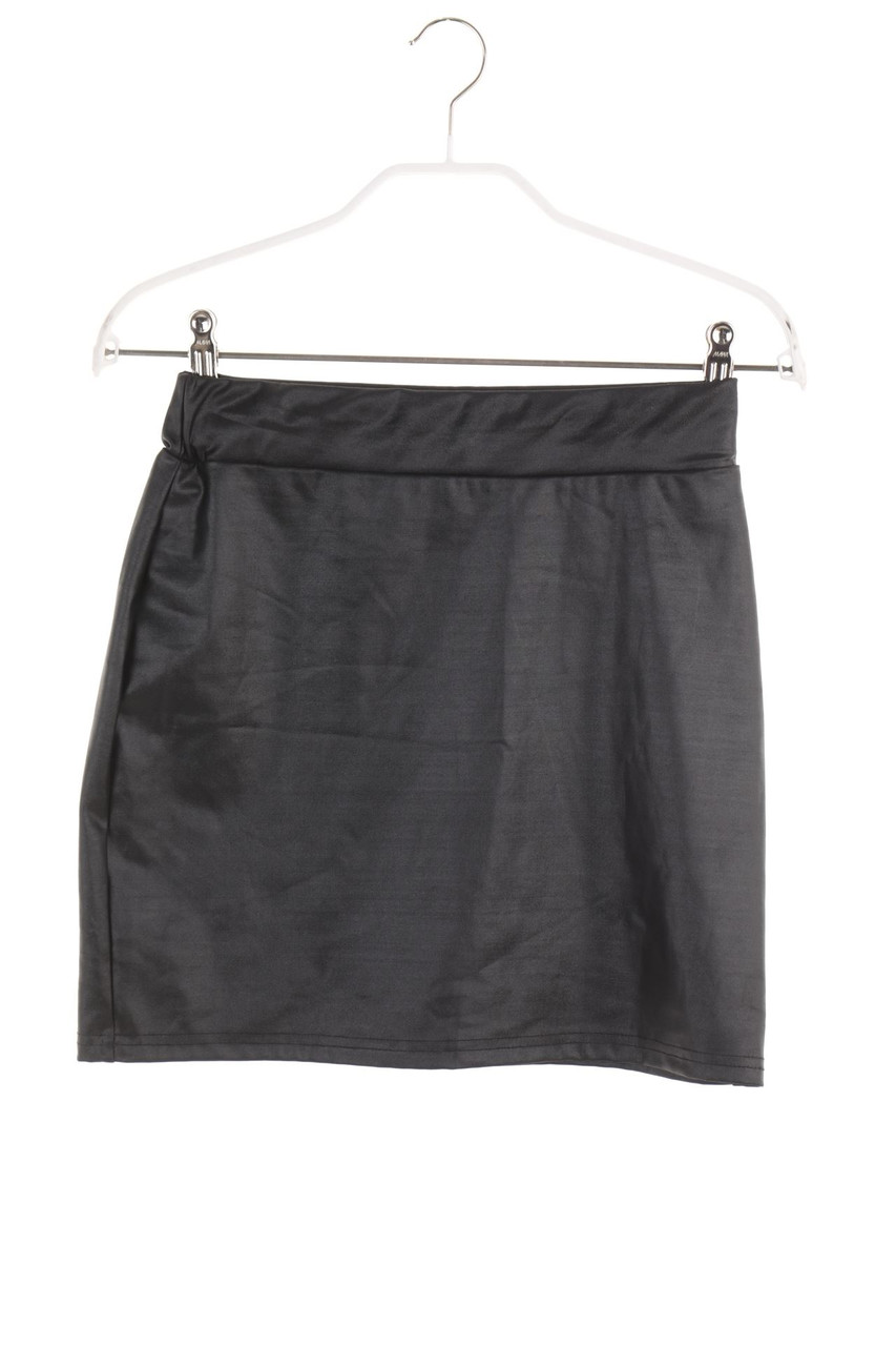 SHEIN - Faux Leather-Mini-Rock - S