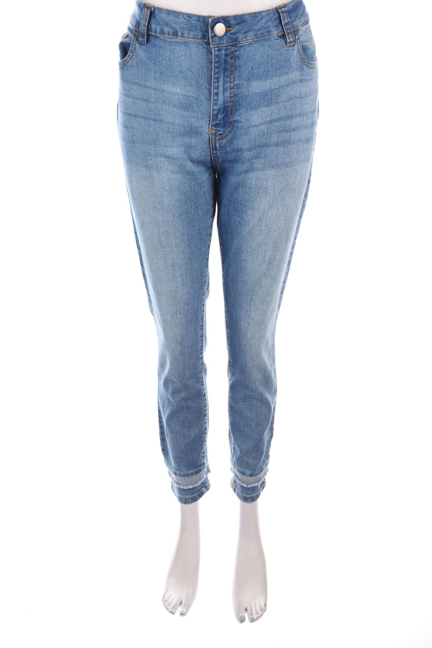 Janina - Used Look Skinny-Jeans - 2XL