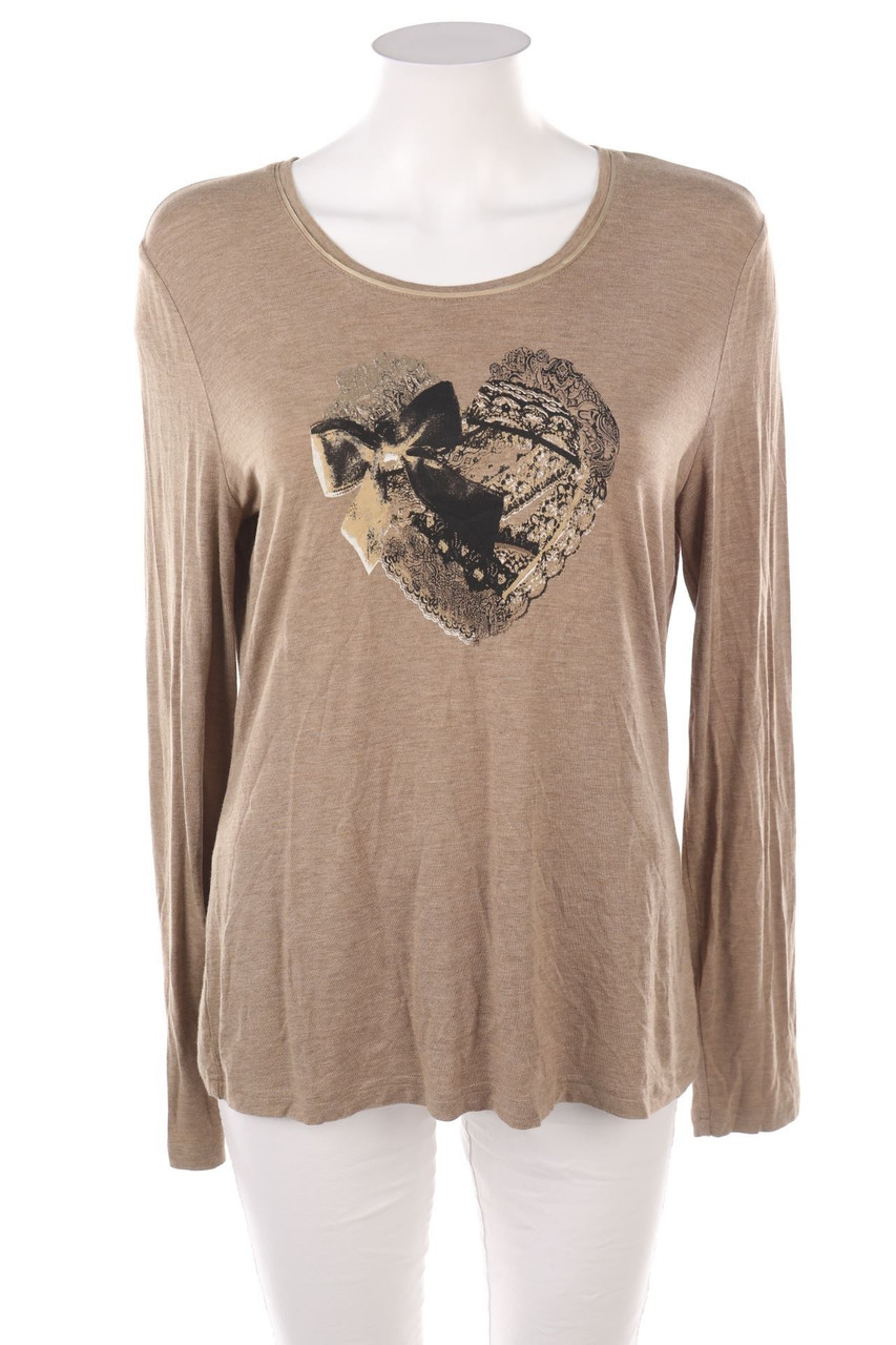 TAIFUN - Longsleeve-Shirt mit Print - M