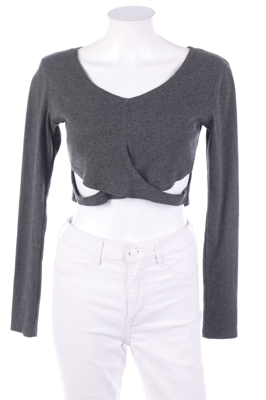 VERT de RAGE - Cropped-Shirt mit Cut-outs - S
