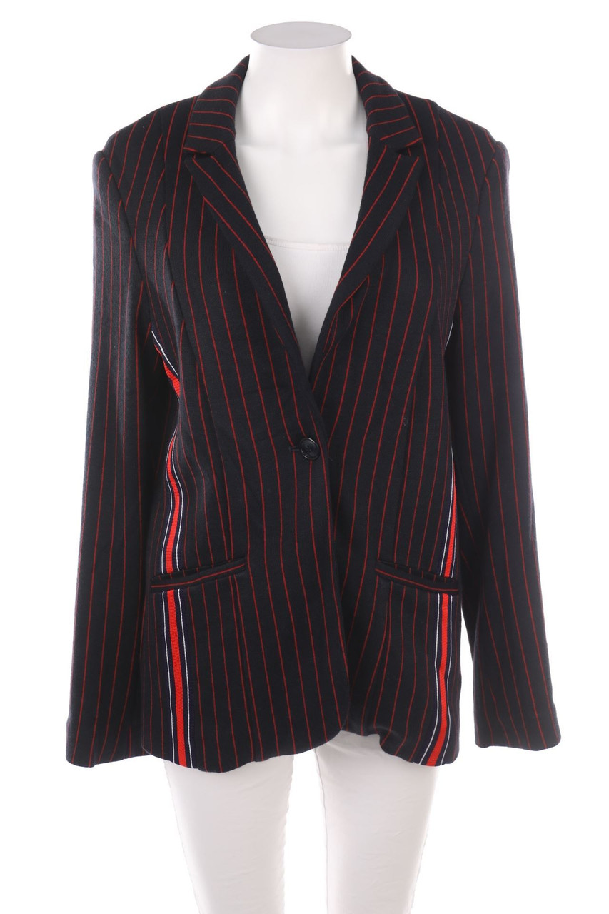 LO´X LOOXENT - Jersey-Blazer mit Galonstreifen - L