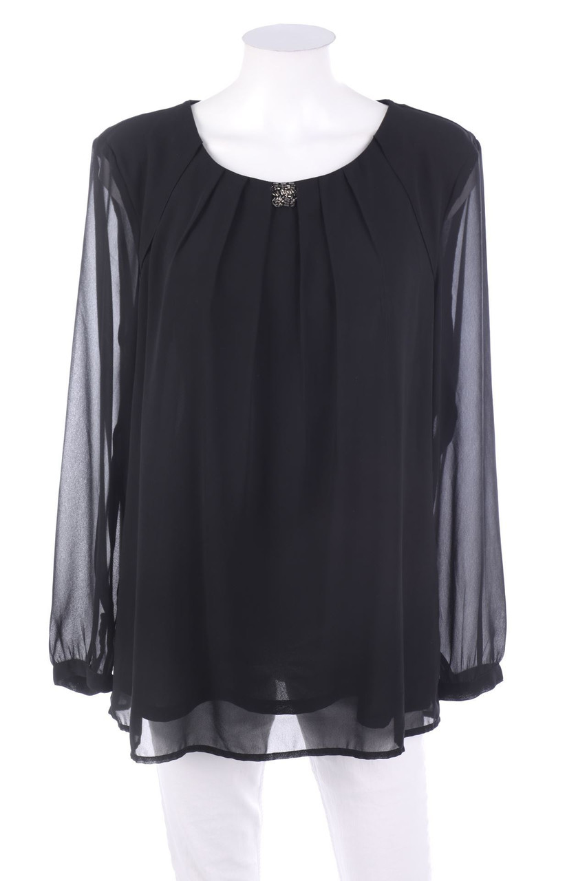 Charles Vögele - Bluse mit Perlen - D 44