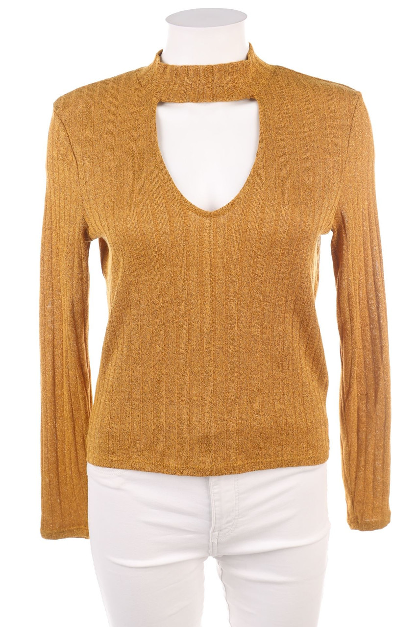 H&M - Longsleeve-Shirt mit Keyhole - M