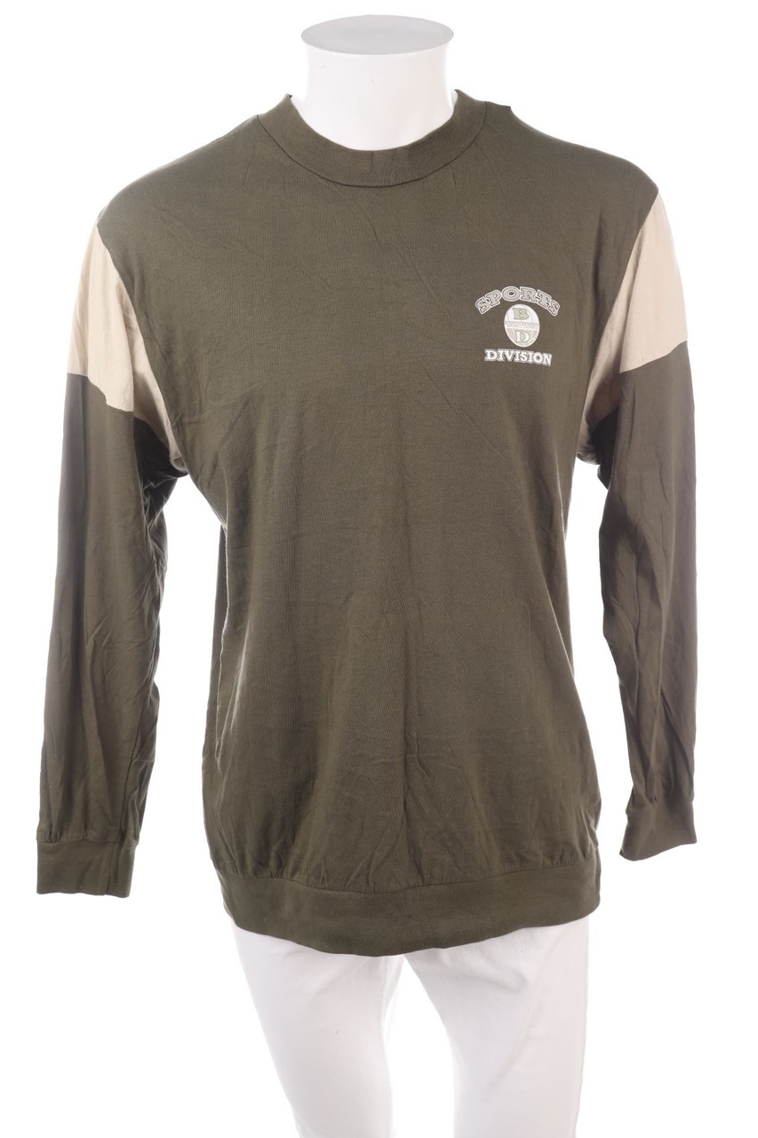 Ohne Label - Longsleeve-Shirt aus Baumwolle - XL