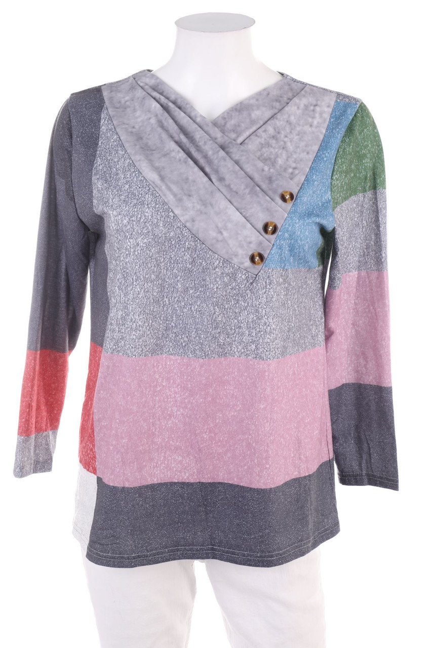 Ohne Label - Longsleeve-Shirt - S