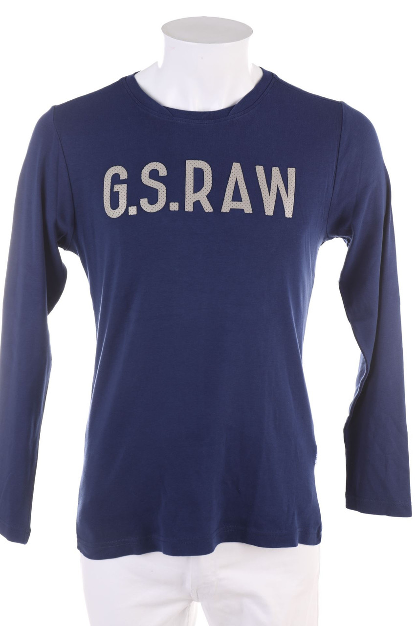 G-STAR - Longsleeve-Shirt mit Logo-Print - L