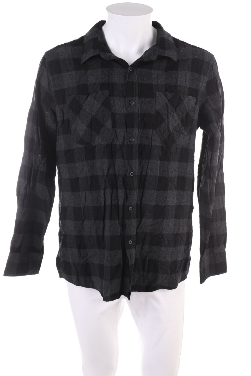 URBAN CLASSICS - kariertes Hemd aus Baumwolle - XL