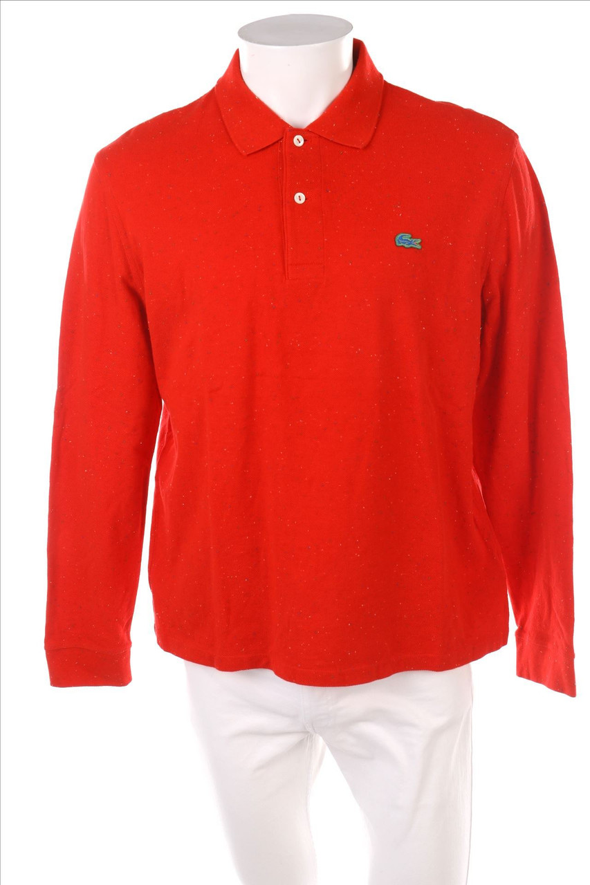 LACOSTE - Longsleeve-Poloshirt mit Logo-Stickerei - 58