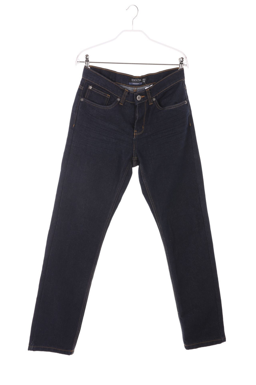 Identic - Dark Denim Straight Cut Jeans - W32