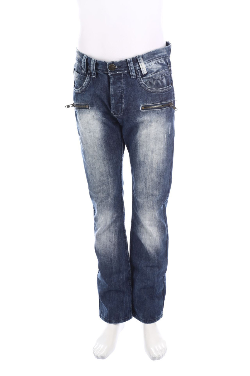Urban Surface - Distressed Straight Cut Jeans - W34