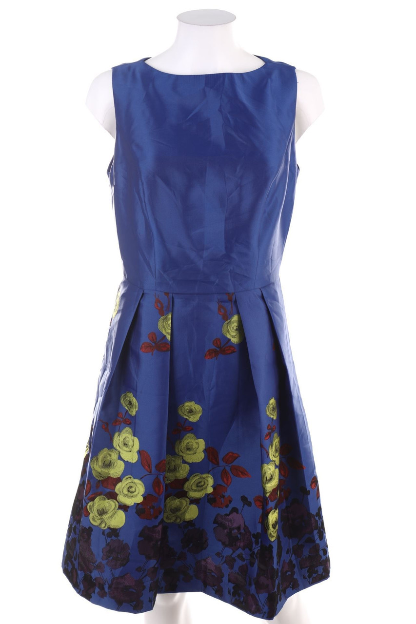 SECONDHAND - Abendkleid mit Blumen-Print - M