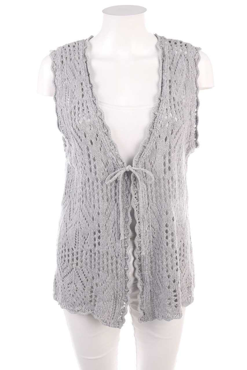 LAURA KENT - Strickweste aus Lochstrick - L