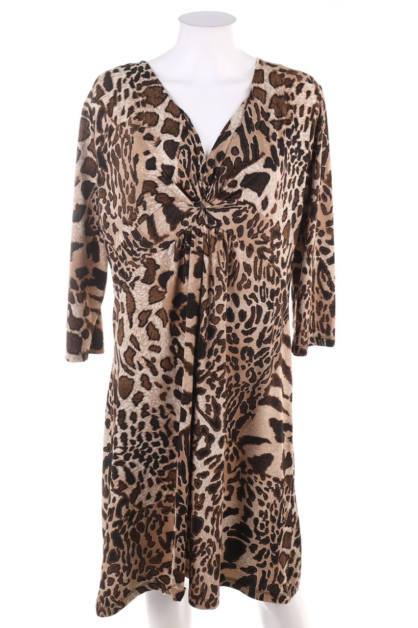 Sarah Kern - Midikleid mit Animal-Print - D 46