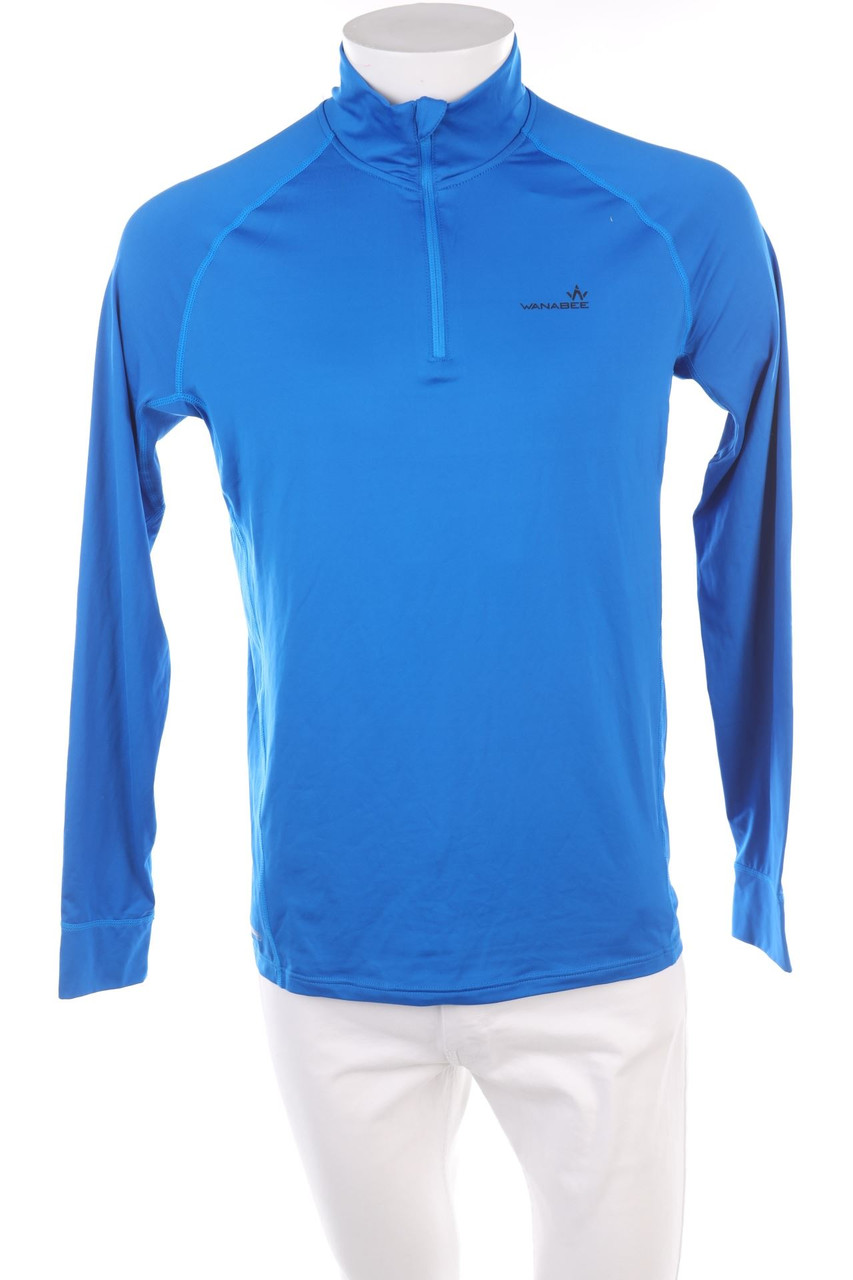 wanabee - Sport-Longsleeve-Shirt mit Reißverschluss - M