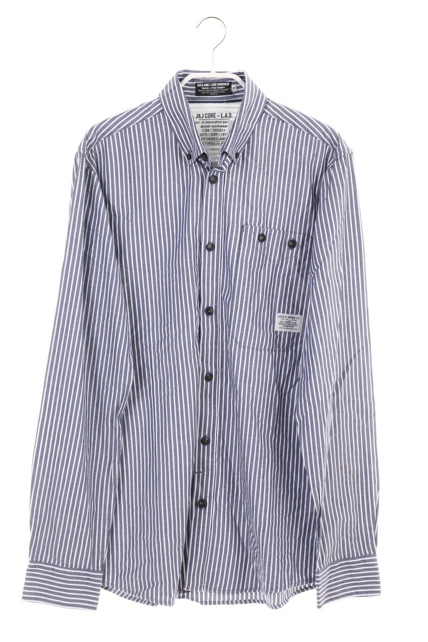 JACK & JONES - gestreiftes Hemd aus Baumwolle - S
