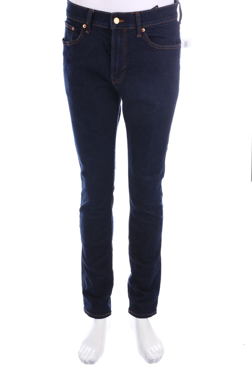 H&M - Dark Denim Skinny-Jeans - L