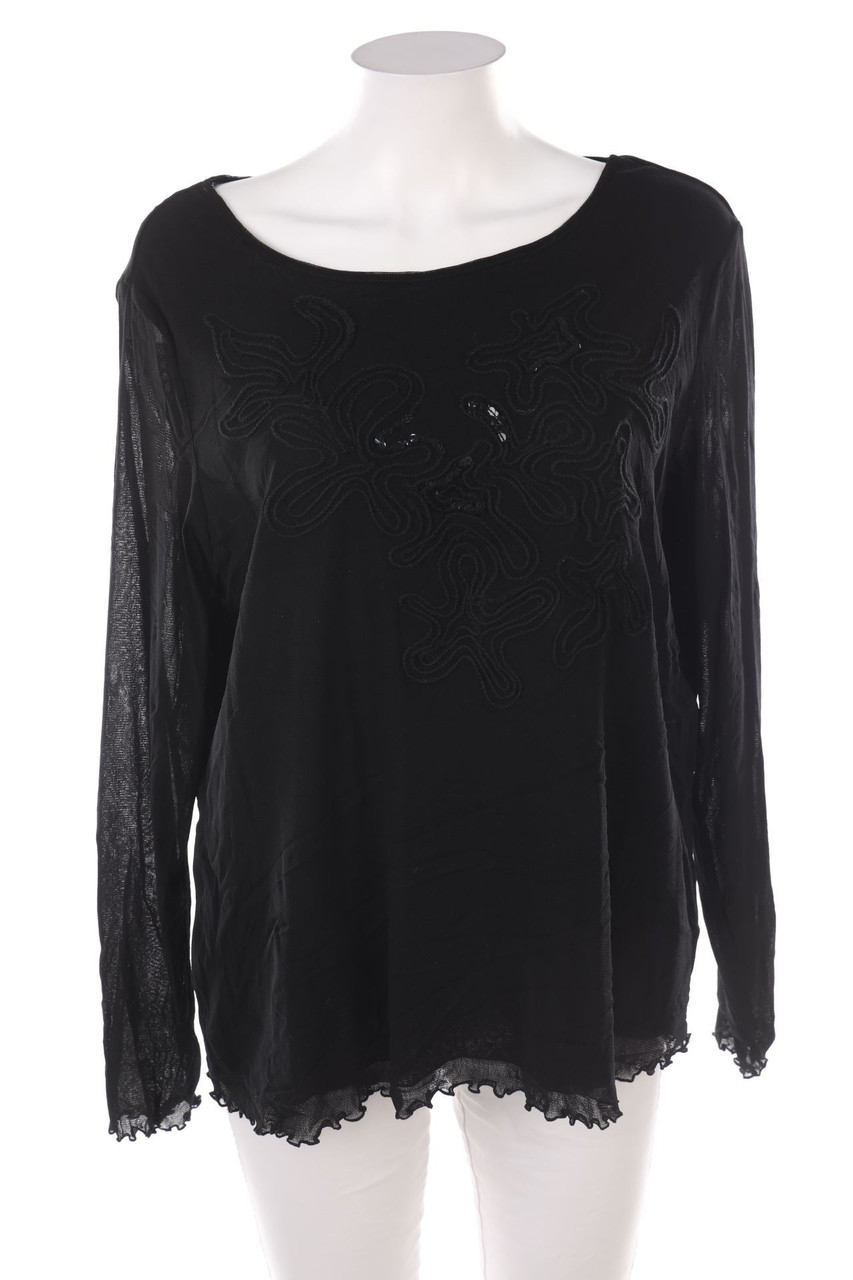 GERRY WEBER - Longsleeve-Shirt mit Applikationen - XL