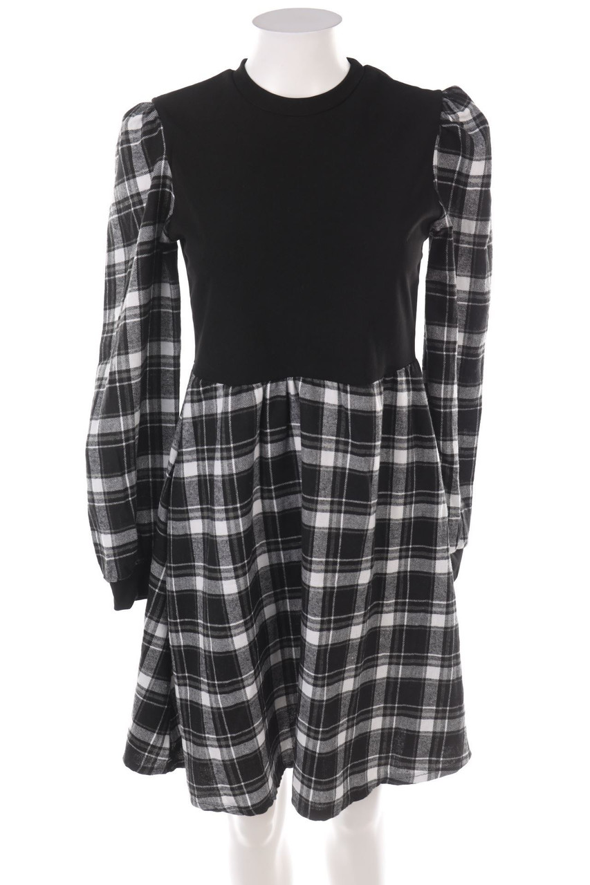 Ohne Label - Kleid mit Karo-Muster - S