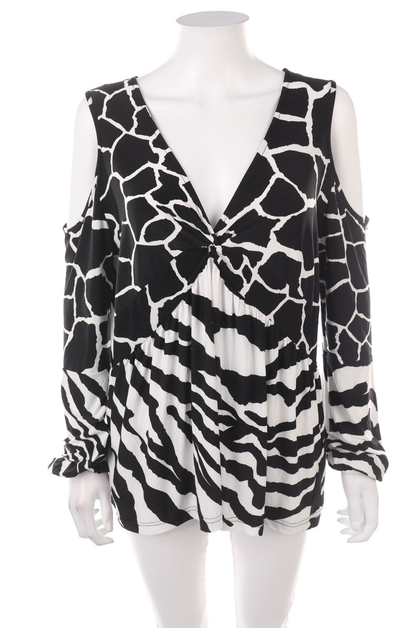 BODYFLIRT - Bluse mit Print - 2XL