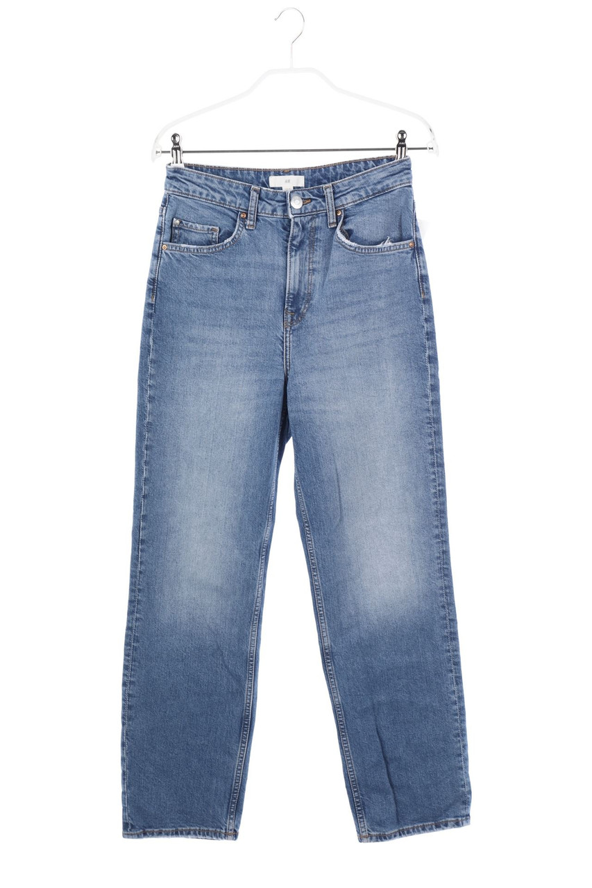 H&M - Used Look Straight Cut Jeans - S