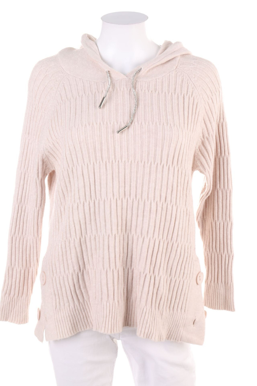 Ohne Label - Strick-Hoodie - L